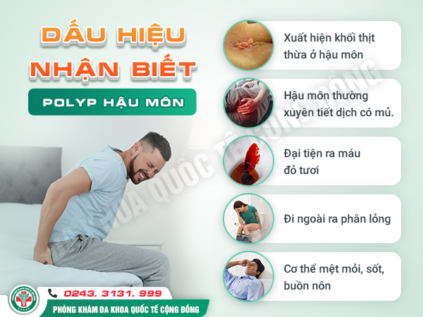 Các triệu chứng cảnh báo polyp hậu môn cần chú ý