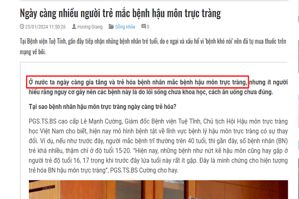Chuyên gia giải đáp: Bị áp xe hậu môn có đáng lo ngại không?